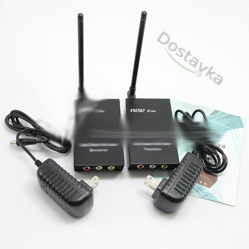 VCR/ TV/ CCTV Cameras Wireless Audio/Video Sender Transmitter (2.4GHz)