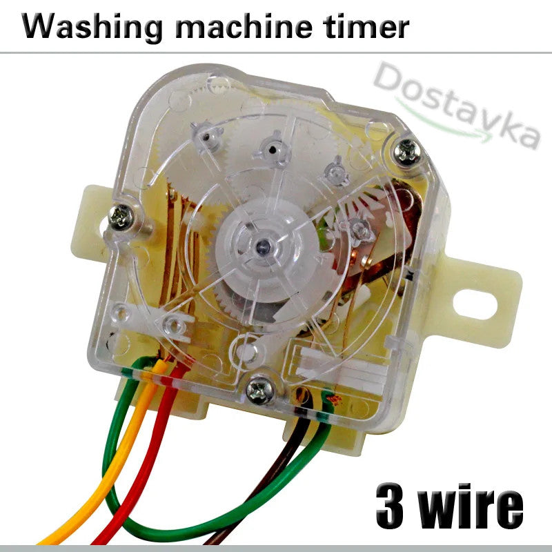 Digital, Alpari, Saturn, and Vimar washing machine clock mechanism (three wires with a jumper)