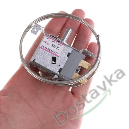 2-pin thermostat WPF-20 capillary 1200mm AC 220V 6A for refrigerator