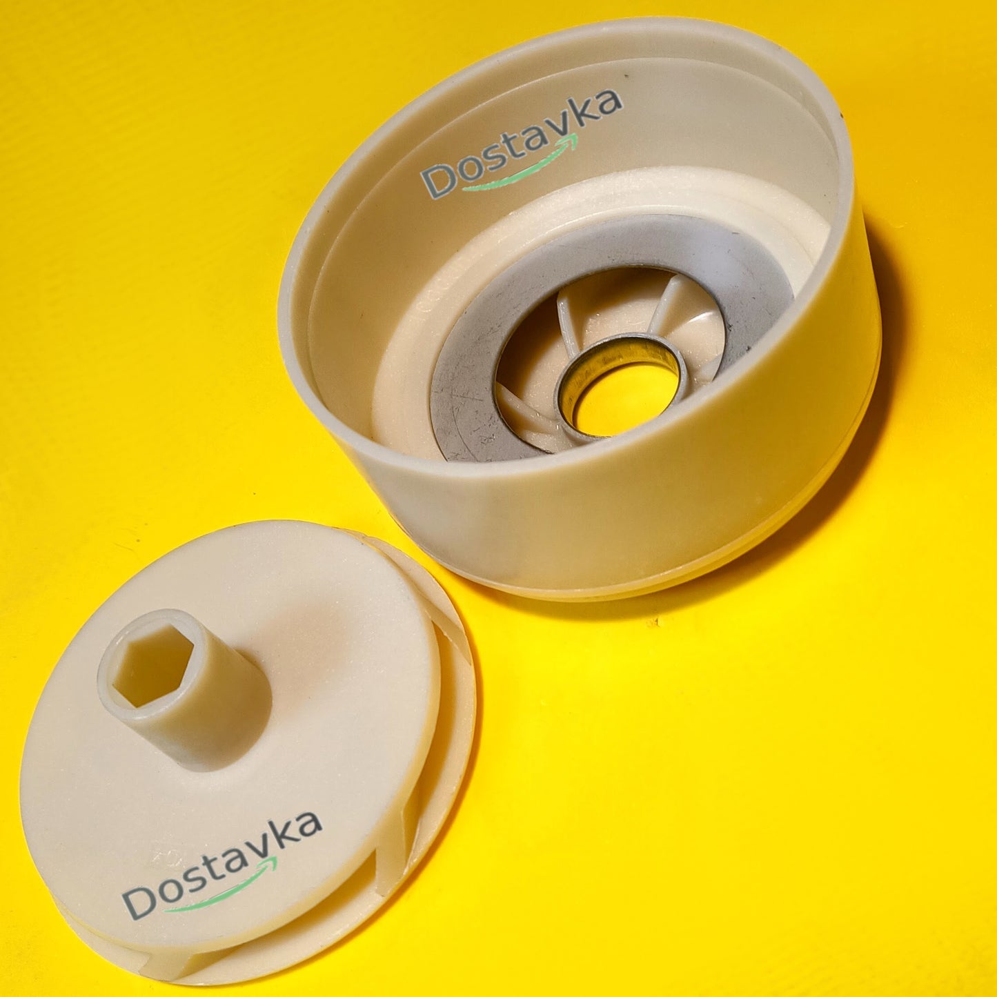 Working stage for submersible pump NPO KGB100QJD6 (Ø87*35 h6.2) (plastic/stainless steel) (assembled) (A36)