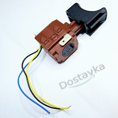 Screwdriver switch Defond EGD-2116Z 24Vd.c. 16.1 RA button 27*16.5 base 26*20mm (5-pin)