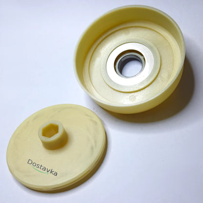 Working stage for borehole pump NPO/ Sprut KGB100QJD2 (d87*23) (assembled) (plastic/stainless steel) (A06)