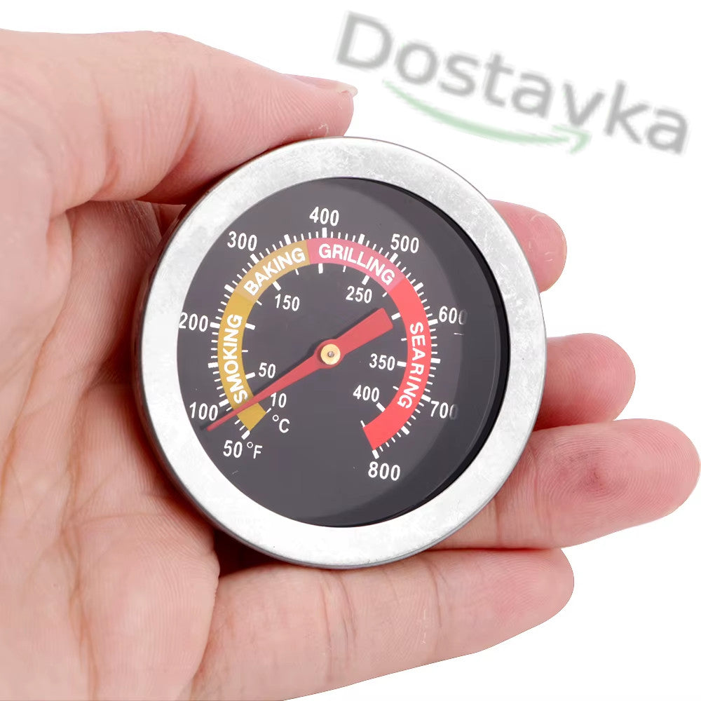Metal Thermometer for Oven, Kitchen, Home, Grill, Smokehouse, BBQ, Baking (0-400/500℃ Sensor)