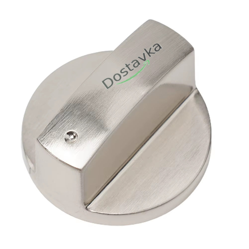 Electric/gas stove oven control knob 6 mm silver coating 5*6 d40 h25