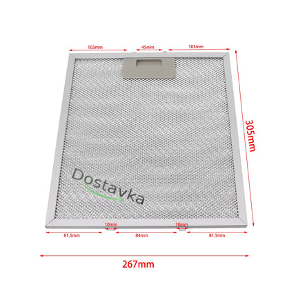 Metal grease filter 305*267*9 kitchen hood