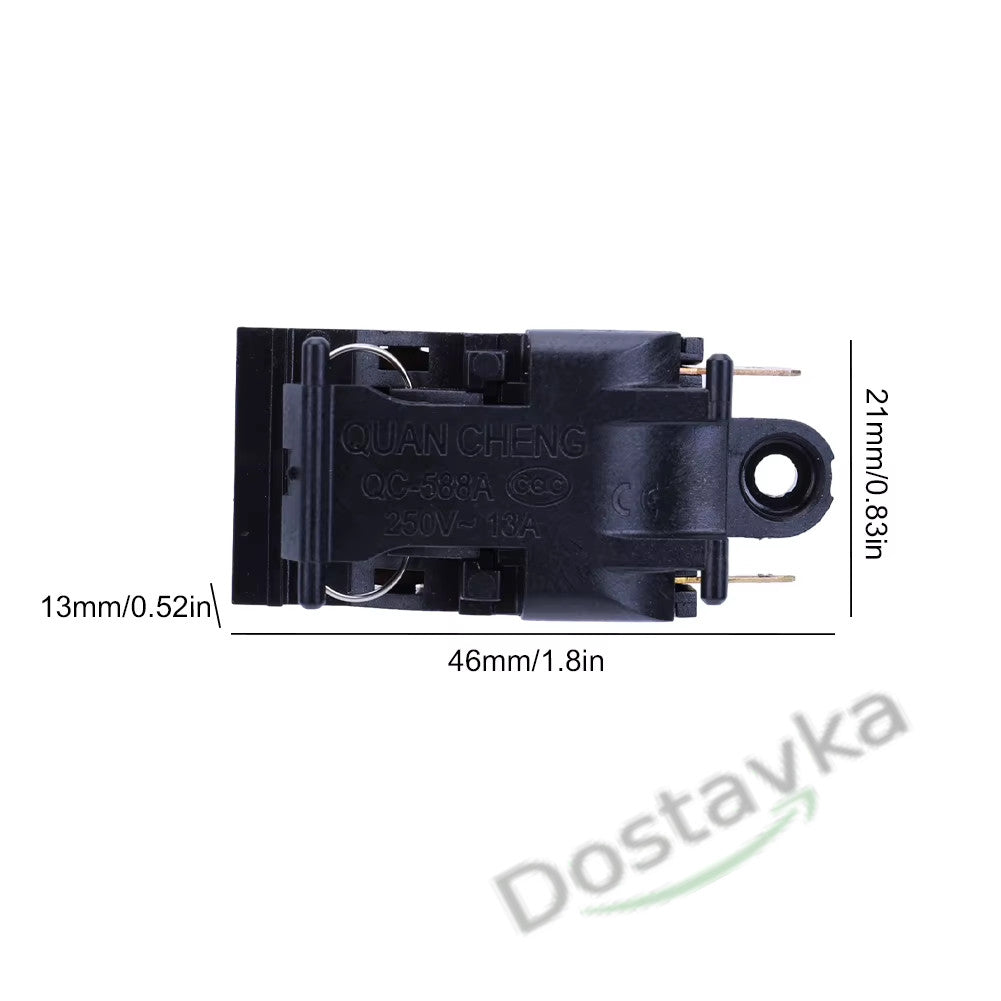 Thermostat (thermal switch) QC-588A HONGSHENG 250V 13A for kettle