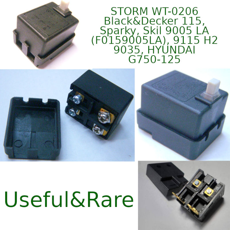 Hyundai, Sparky FA3-5/2W 5A angle grinder trigger switch (initially closed)