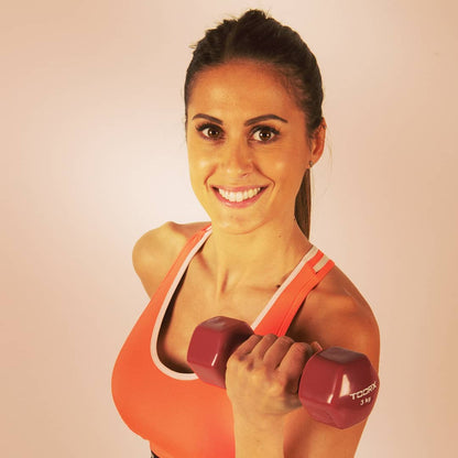 Dumbbell for fitness Toorx Vinyl 6 kg (MV-6)