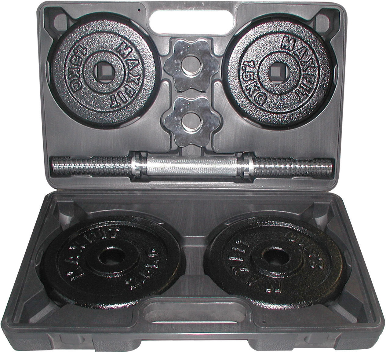 Гантель збірна Toorx 10 кг з кейсом (VAL-10DGN)