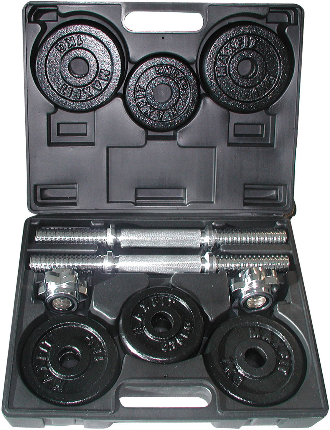 Гантелі збірні Toorx 15 кг з кейсом (VAL-15DGN)