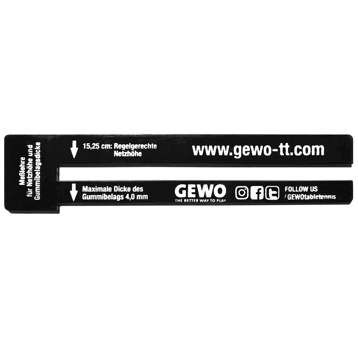 Калібрувальний інструмент для тенісної сітки Gewo Gauging tool metal (112730000)