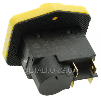 Кнопка для бетономешалки или станка 4 контакта 12A CK21E/4P (пластина 56*60)