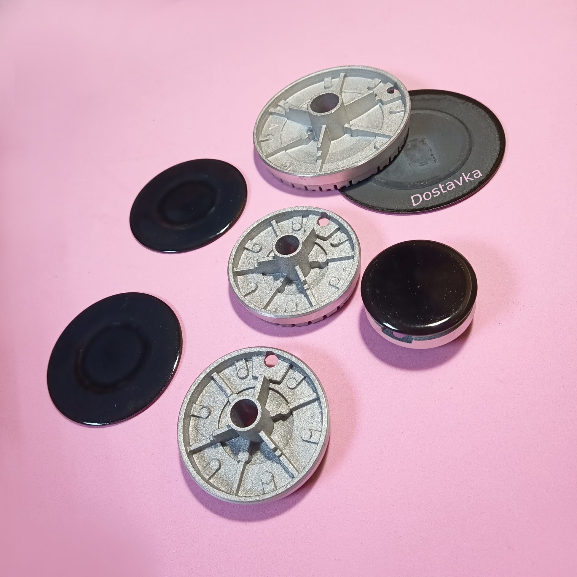 Комплект конфорок 94, 69, 49 для газовой плиты Брест, Гефест, Zanussi, Hansa, Vestfrost