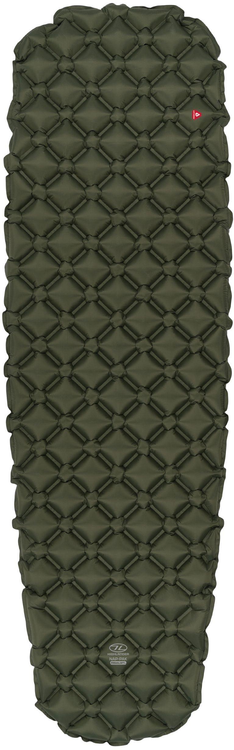 Килимок надувний Highlander Nap-Pak Inflatable Sleeping Mat PrimaLoft 5 cm Olive (AIR072-OG)