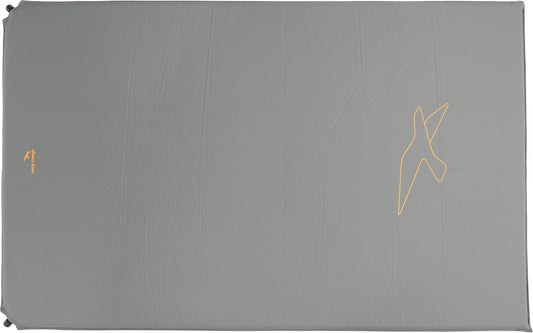 Килимок самонадувний Easy Camp Self-inflating Siesta Mat Double 3 cm Grey (300057)