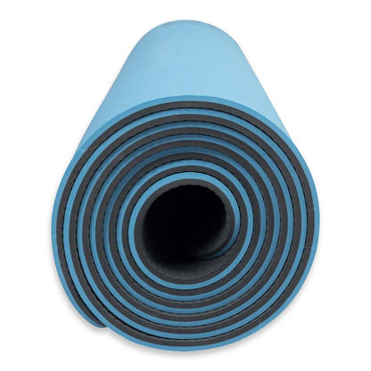 Sports kilimok Toorx Yoga Professional TPE 183 x 60 x 0.6 cm for yoga and fitness Azzurro/Antracite (MAT-183)