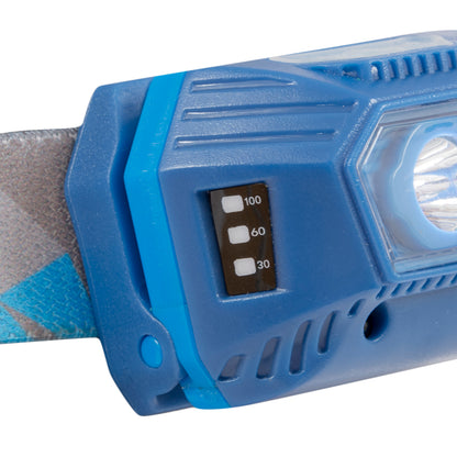 Headlight Highlander Deneb 100 Sensor Rechargeable Head Torch Blue (TOR191)