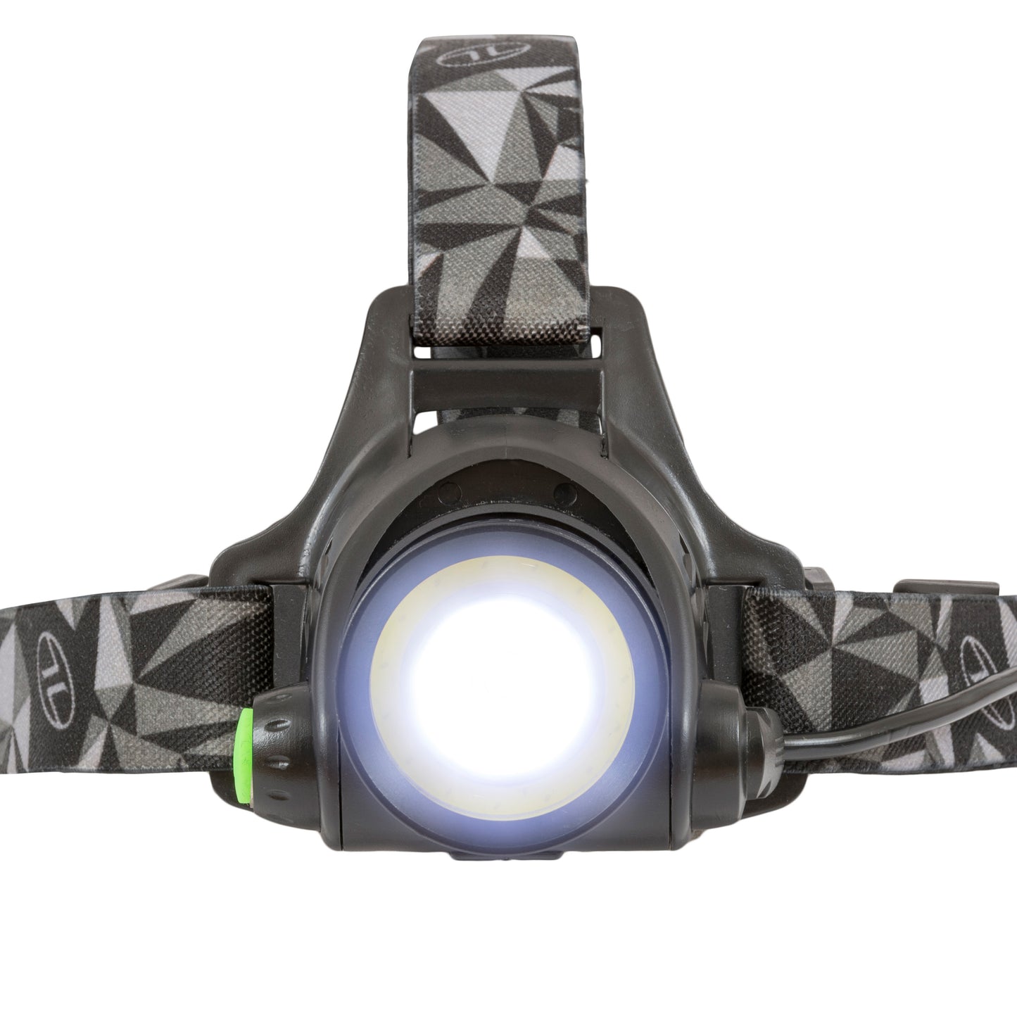 Headlamp Highlander Polaris 550 Rechargable Head Torch Black (TOR195)