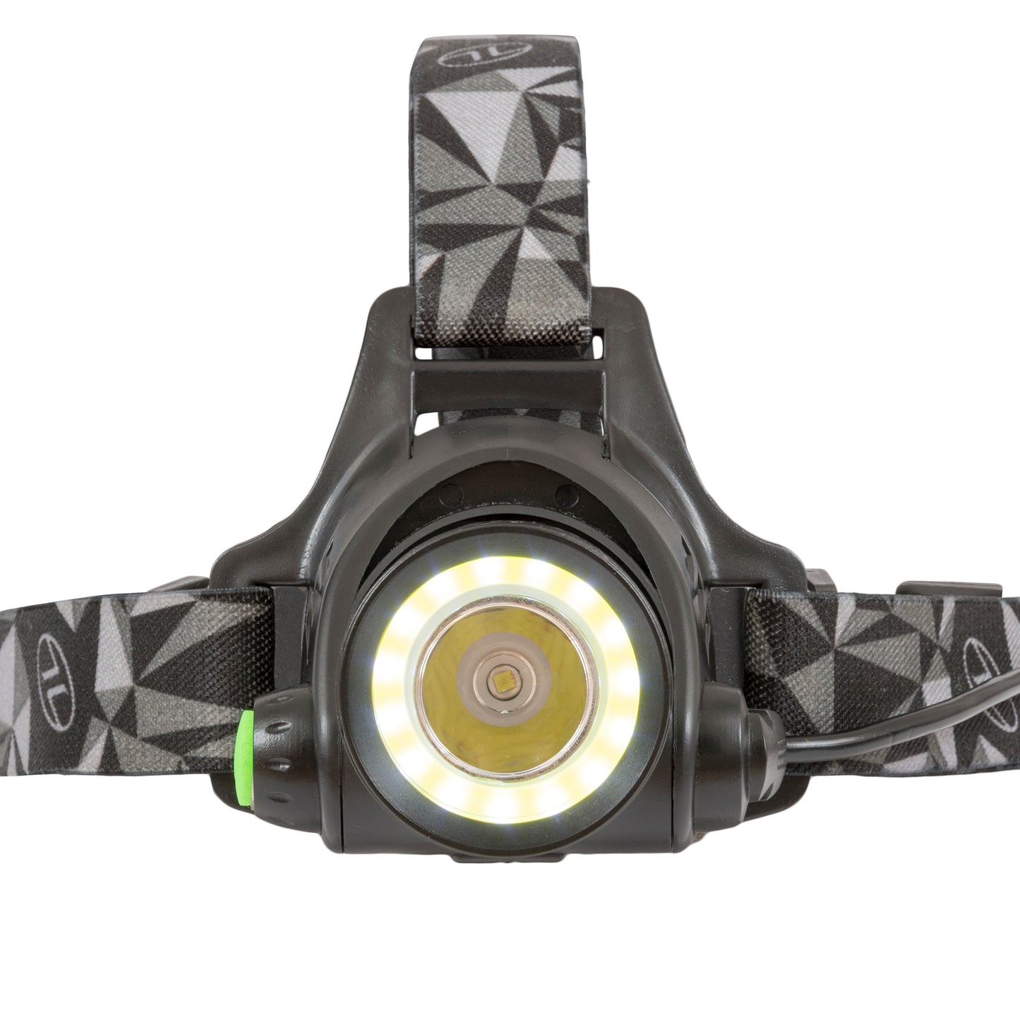 Headlamp Highlander Polaris 550 Rechargable Head Torch Black (TOR195)