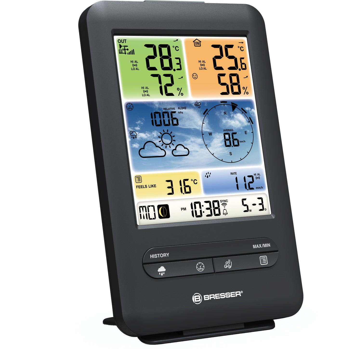 Weather station Bresser Weather Center 5-in-1 V WIFI Professional color (7002585)