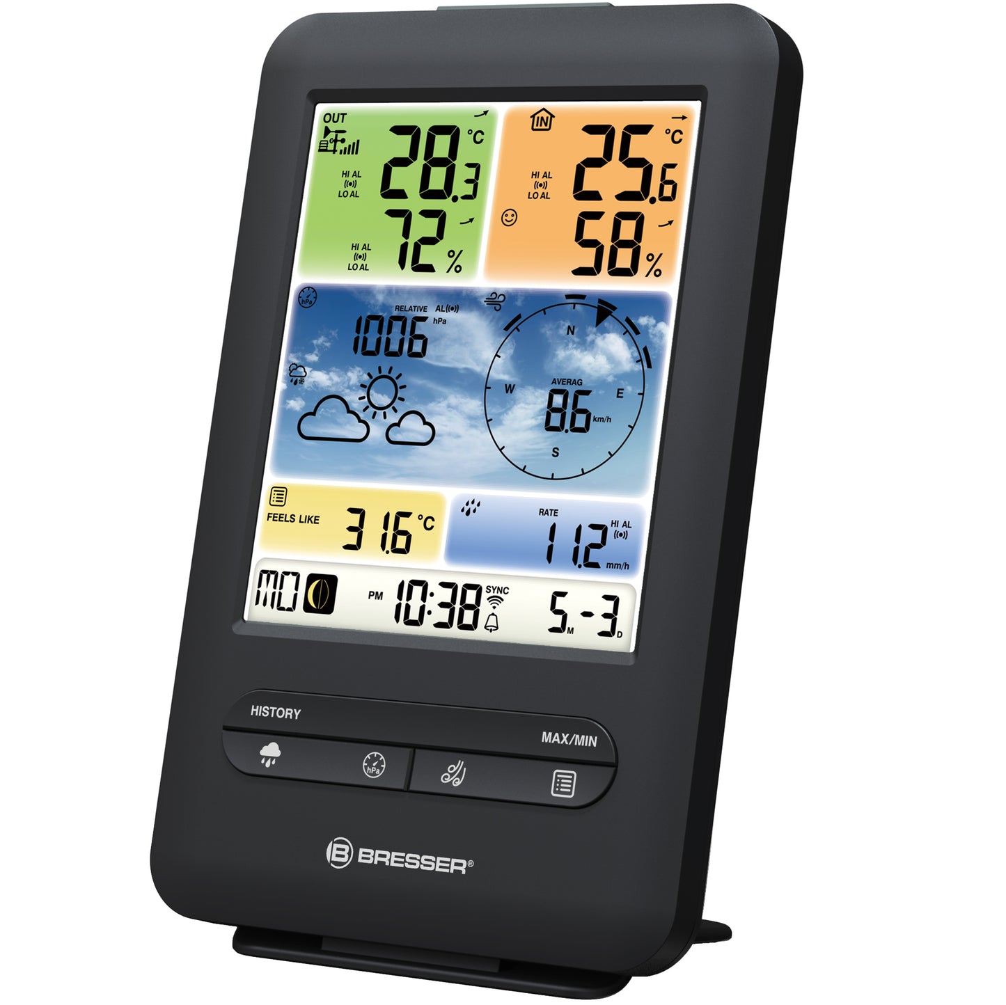 Weather station Bresser Weather Center 5-in-1 V WIFI Professional color (7002585)