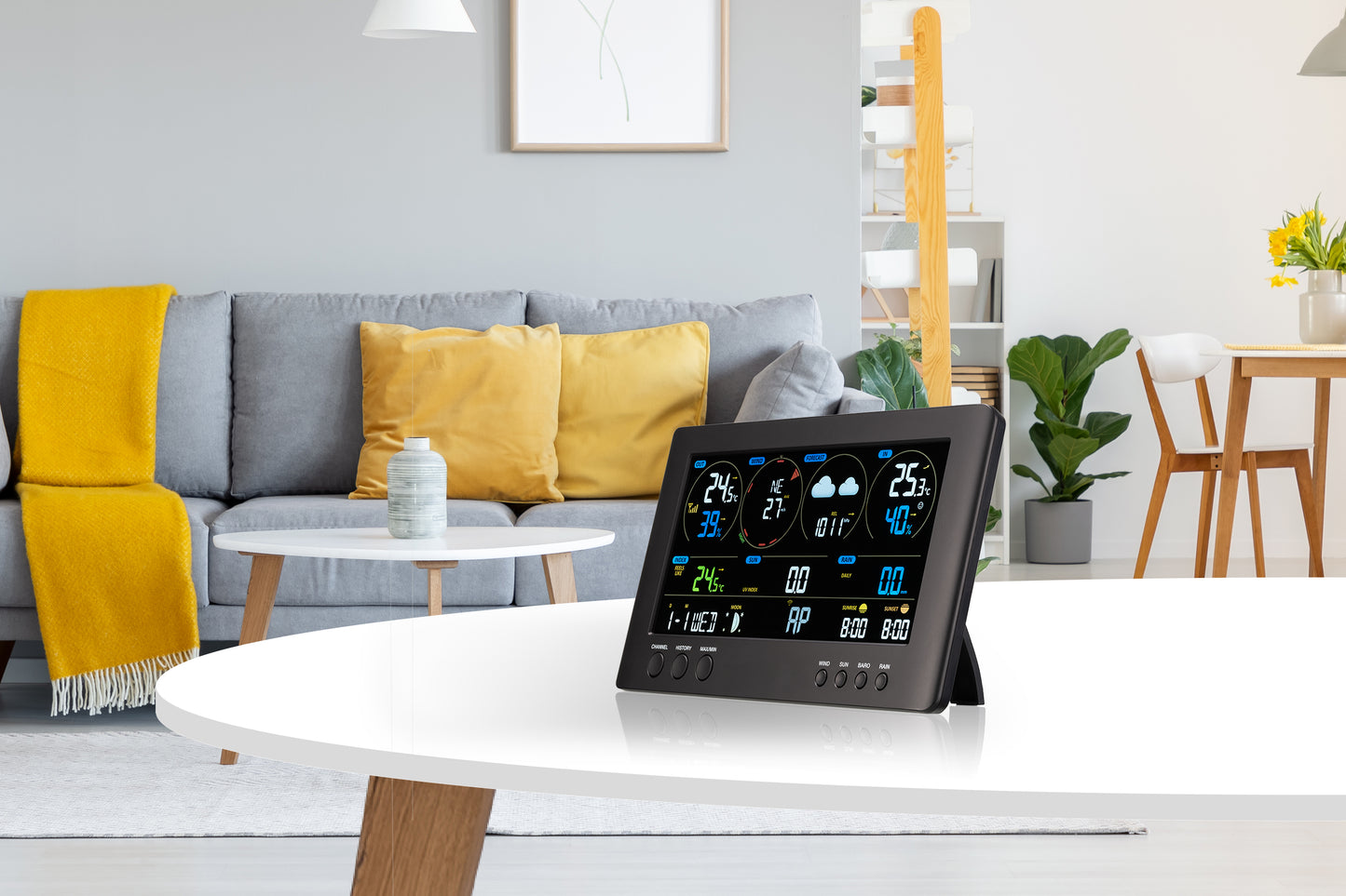 Weather station Bresser WIFI ClearView Weather Center 7-in-1 Sensor (7002586)