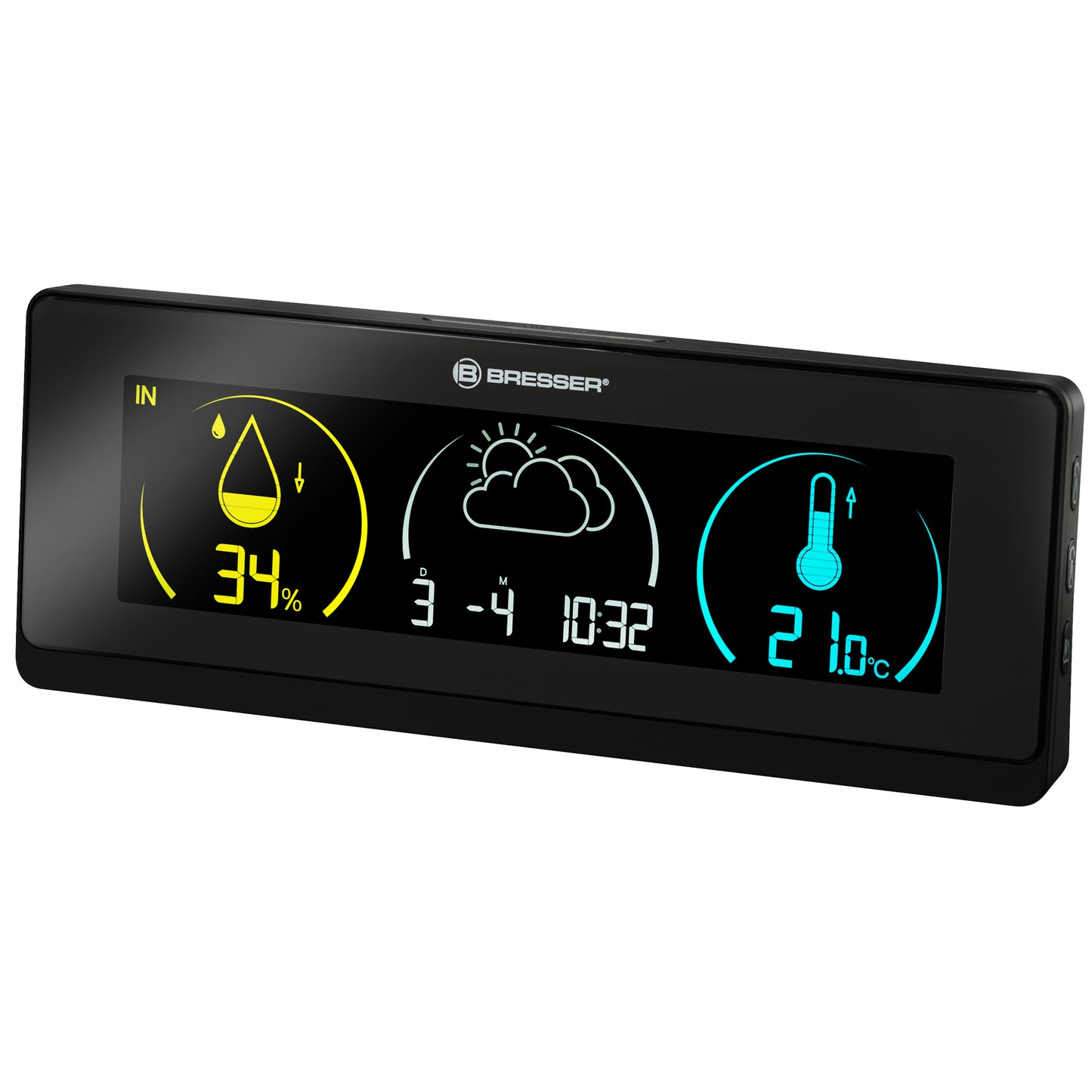 Weather station Bresser Color Temeo Life Black (7008001CM3000)