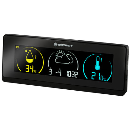 Weather station Bresser Color Temeo Life Black (7008001CM3000)