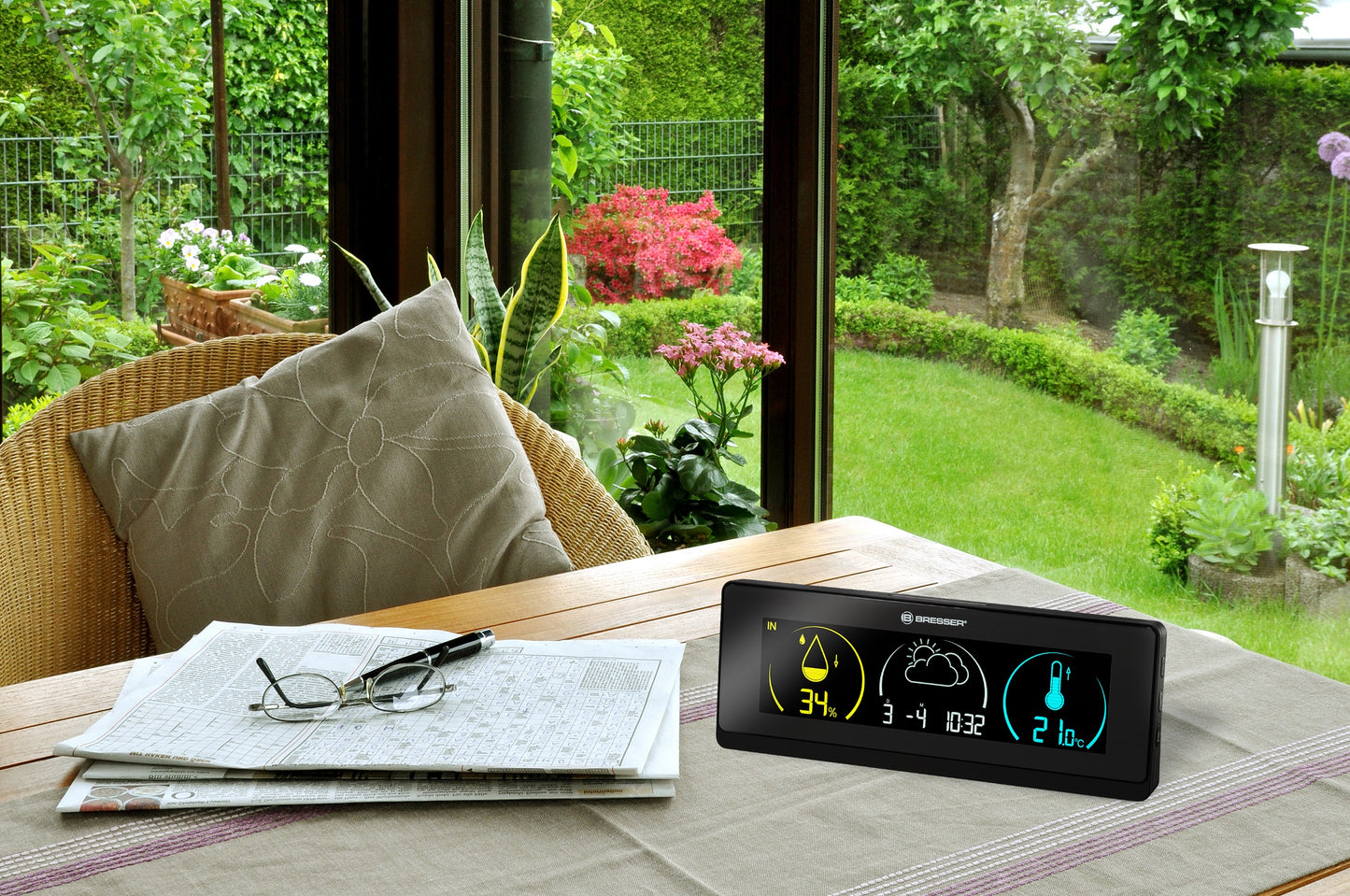 Weather station Bresser Color Temeo Life Black (7008001CM3000)