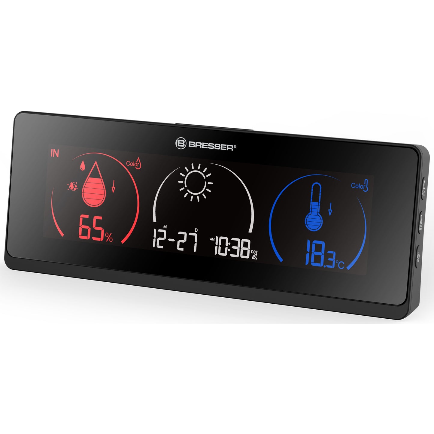 Weather station Bresser Color Temeo Life Black (7008001CM3000)