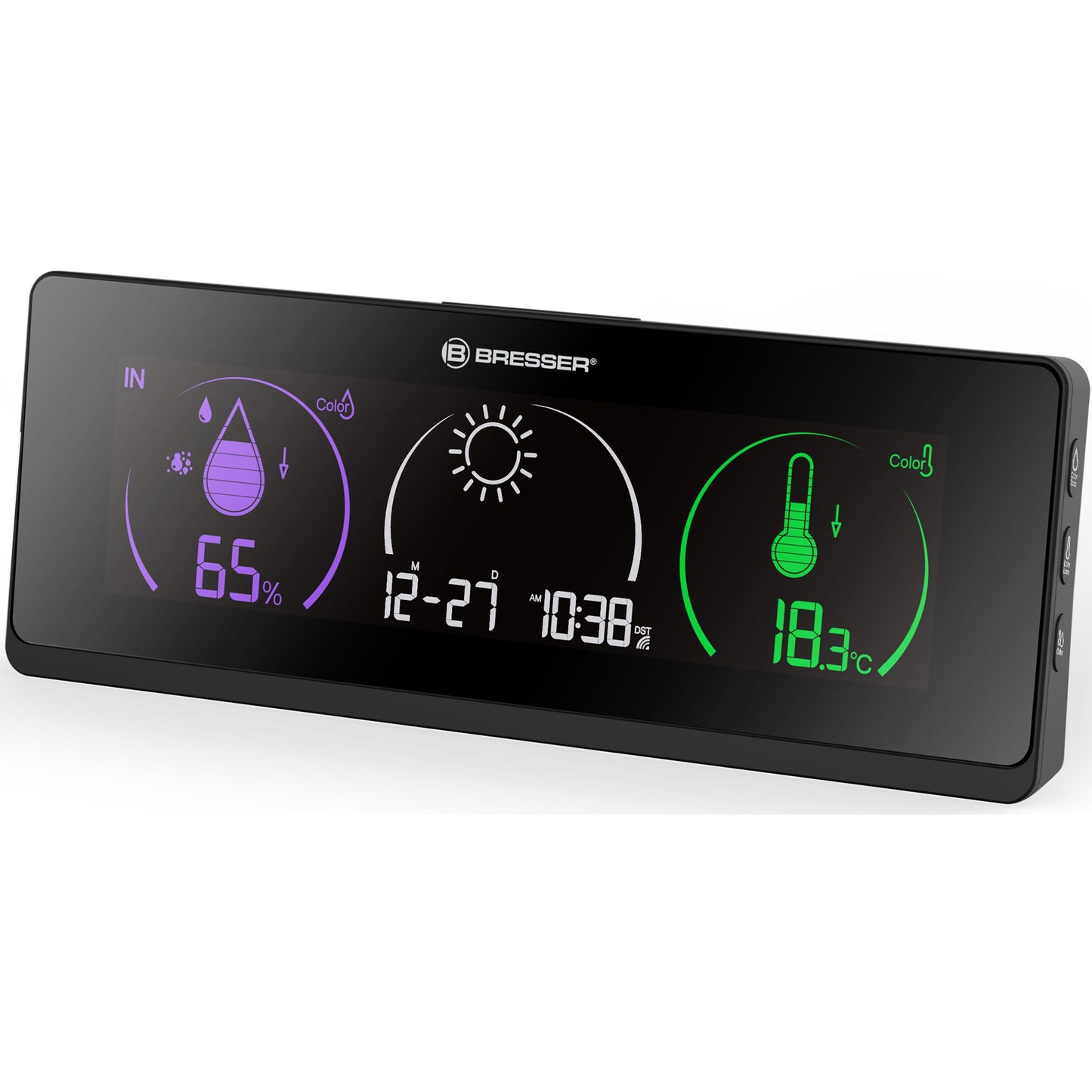 Weather station Bresser Color Temeo Life Black (7008001CM3000)