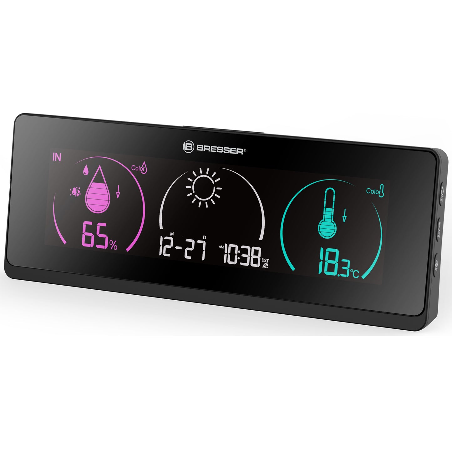 Weather station Bresser Color Temeo Life Black (7008001CM3000)