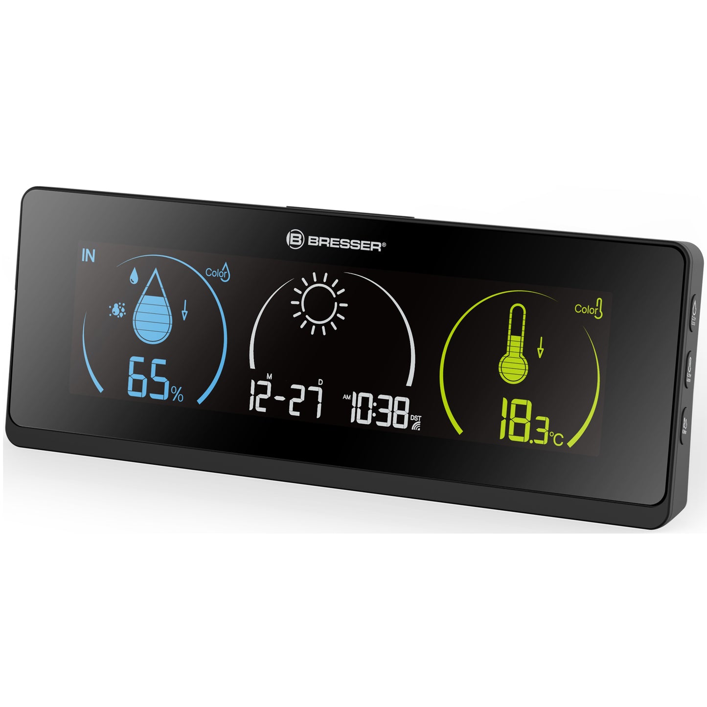 Weather station Bresser Color Temeo Life Black (7008001CM3000)