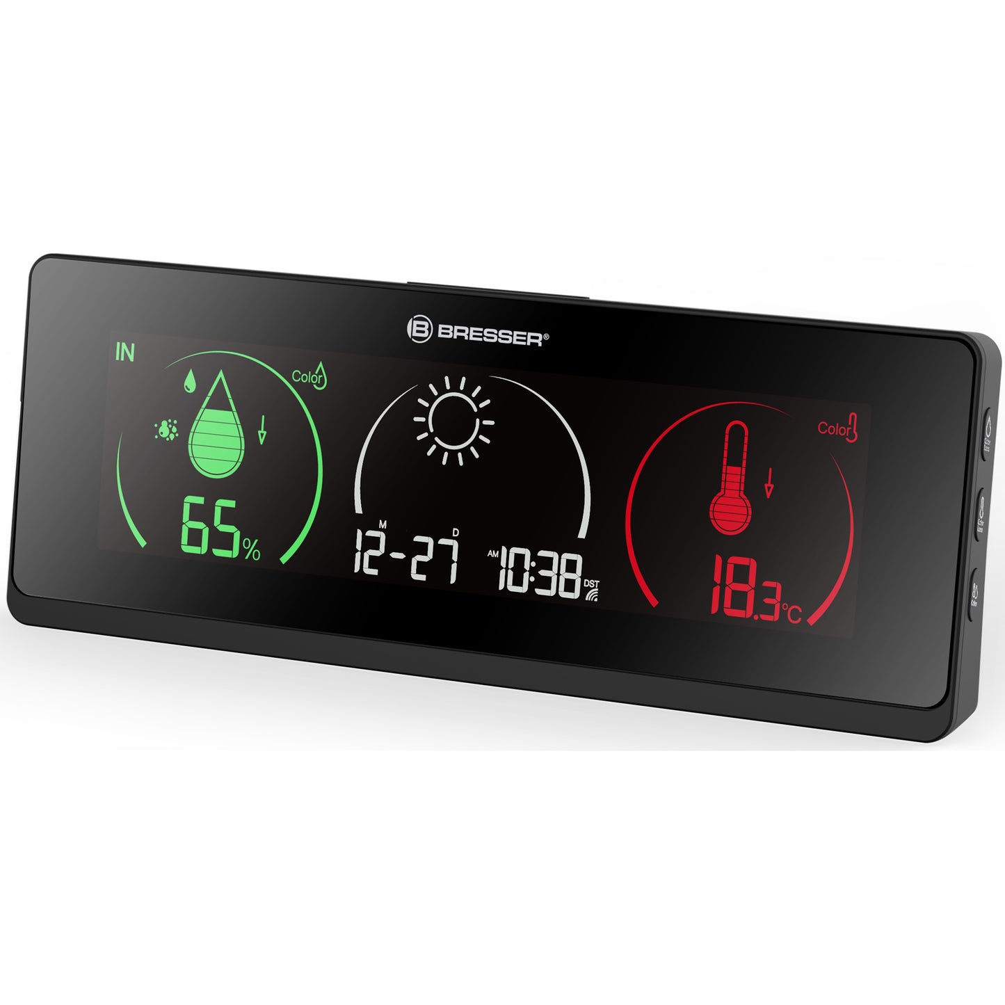 Weather station Bresser Color Temeo Life Black (7008001CM3000)