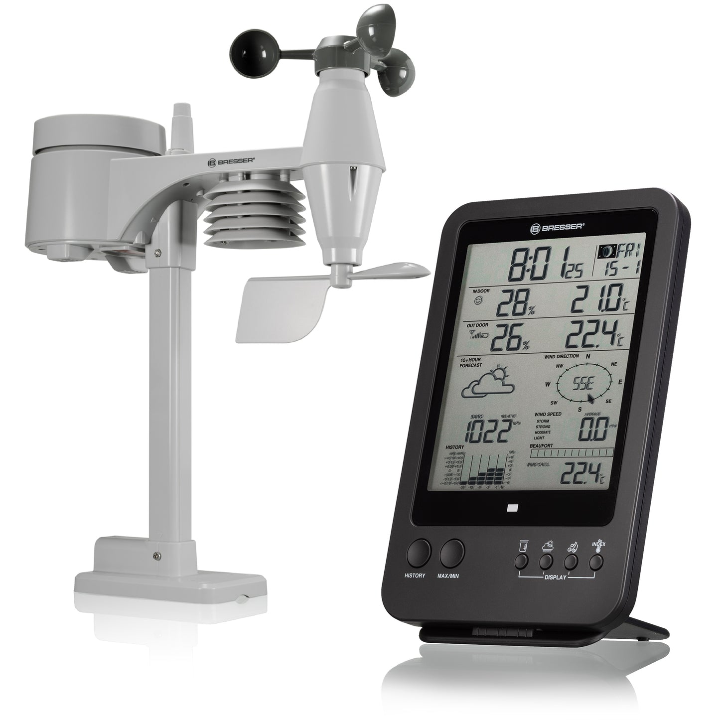 Weather station Bresser Weather Center 5-in-1 (7002510)