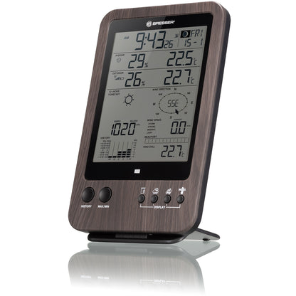 Weather station Bresser Weather Center 5-in-1 WTW Brown (7002512)