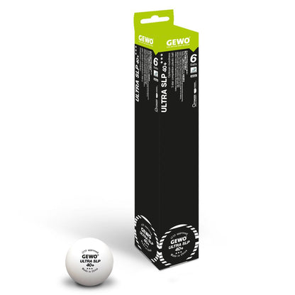 Table tennis balls Gewo Ultra SLP 40+ ITTF 6 pcs (81351200)