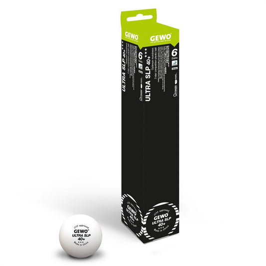 Table tennis balls Gewo Ultra SLP 40+ ITTF 6 pcs (81351200)