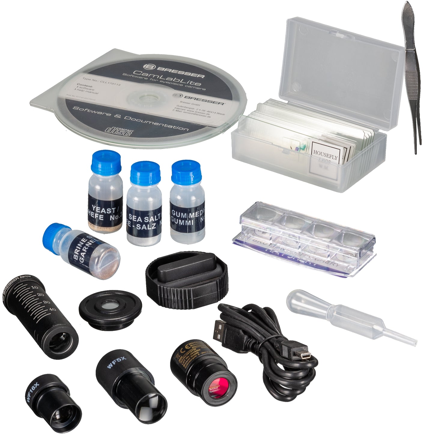 Microscope Bresser Biolux NV 20-1280x HD USB Camera with case (5116200)