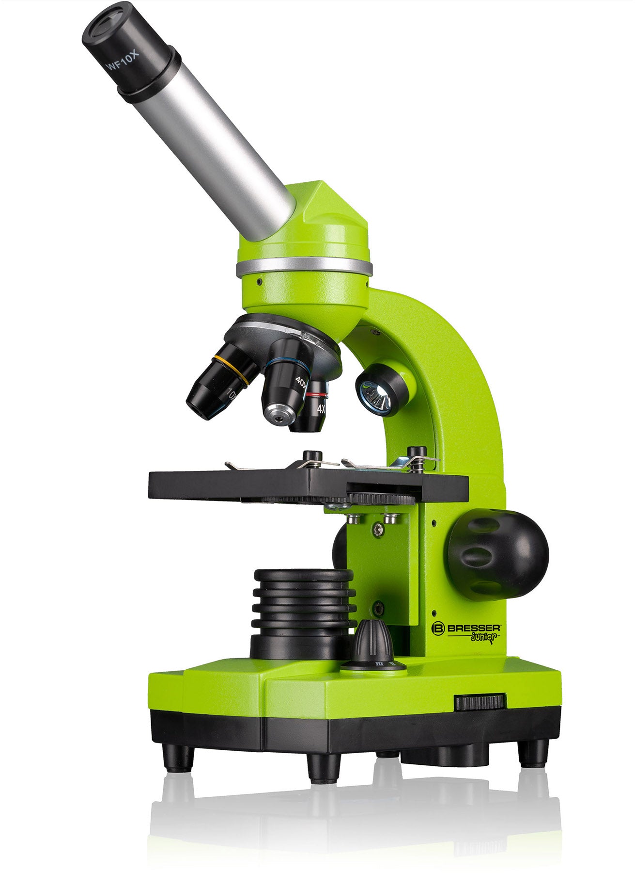 Microscope Bresser Junior Biolux SEL 40x-1600x Green with adapter for smartphone (8855600B4K000)