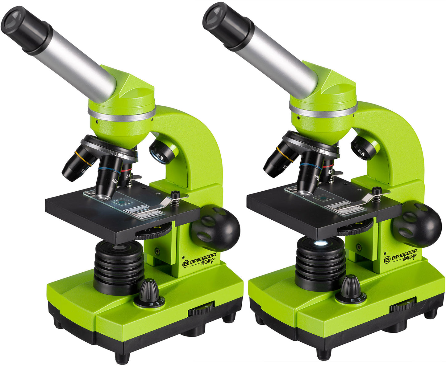 Microscope Bresser Junior Biolux SEL 40x-1600x Green with adapter for smartphone (8855600B4K000)