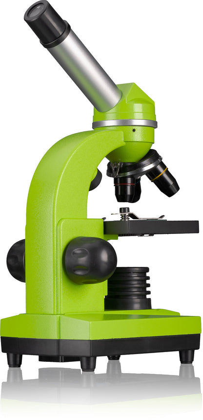 Microscope Bresser Junior Biolux SEL 40x-1600x Green with adapter for smartphone (8855600B4K000)