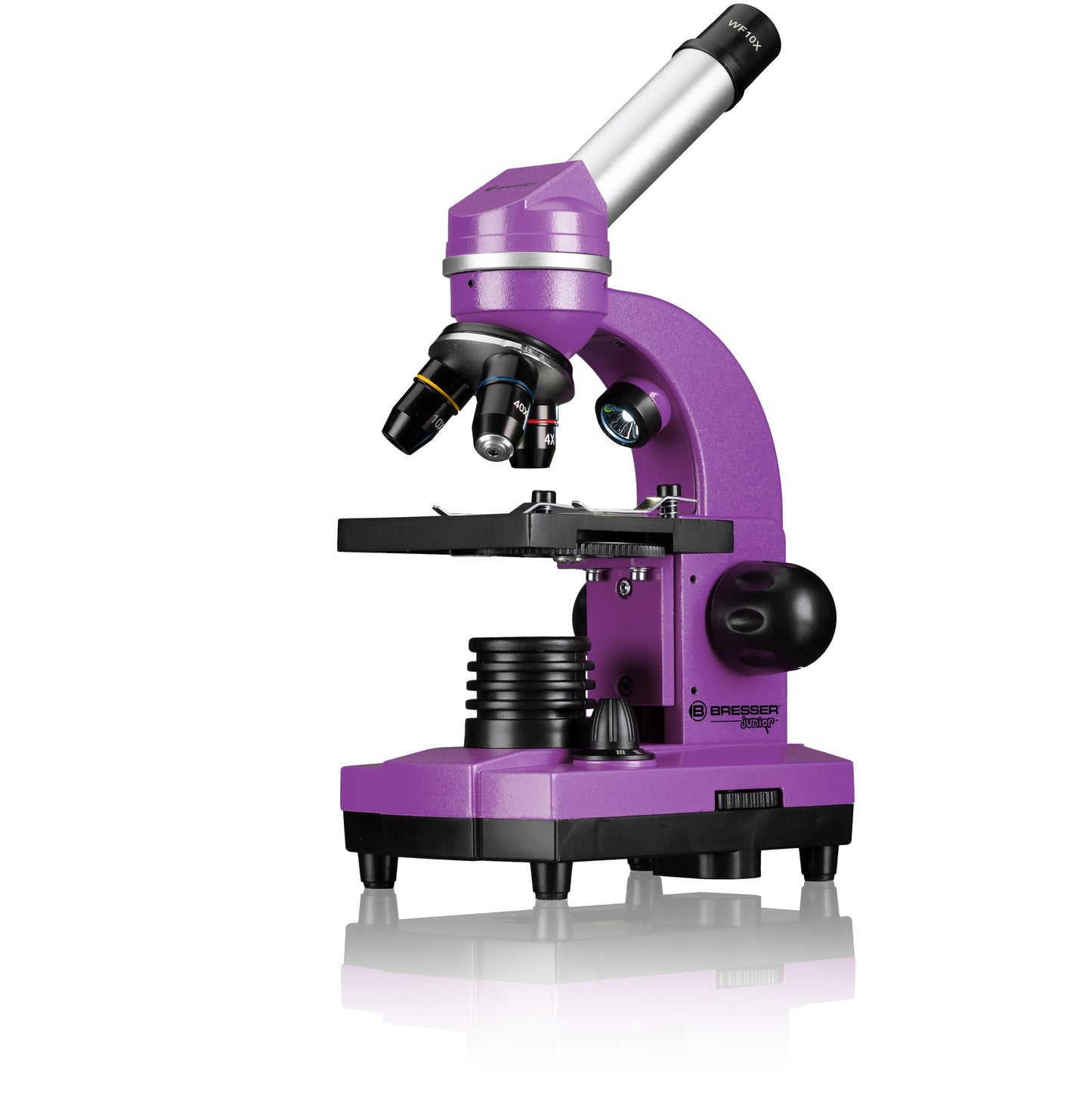 Microscope Bresser Junior Biolux SEL 40x-1600x Purple with adapter for smartphone (8855600TJ5000)
