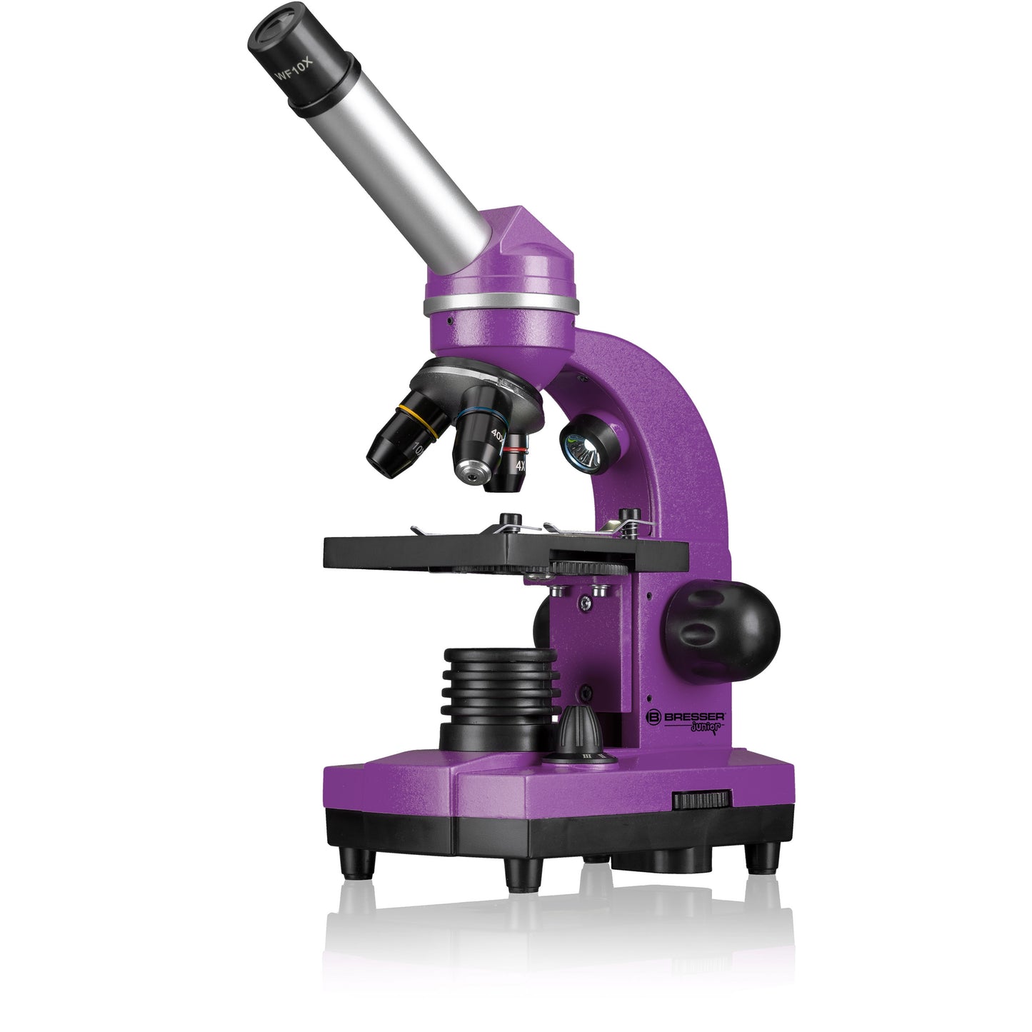 Microscope Bresser Junior Biolux SEL 40x-1600x Purple with adapter for smartphone (8855600TJ5000)