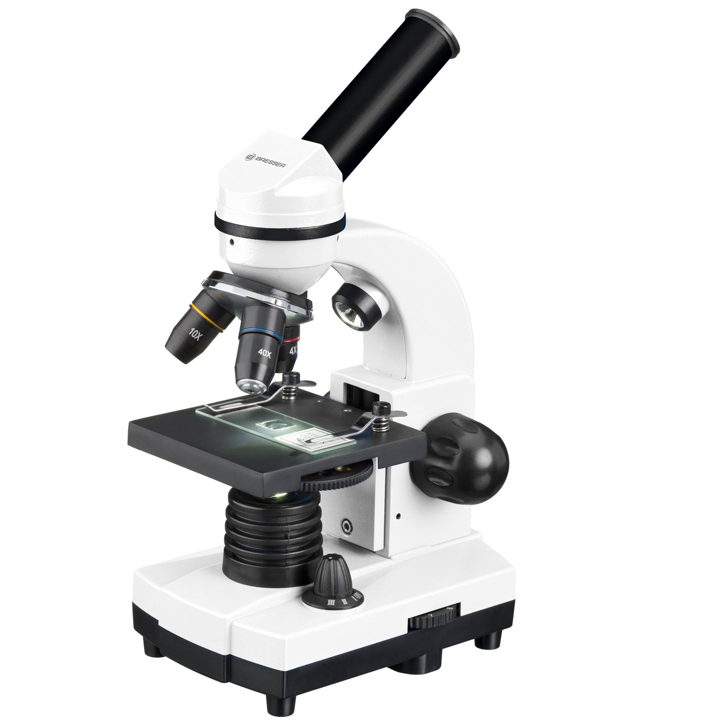 Microscope Bresser Junior Biolux SEL 40x-1600x with adapter for smartphone + case (8855610GYE000)
