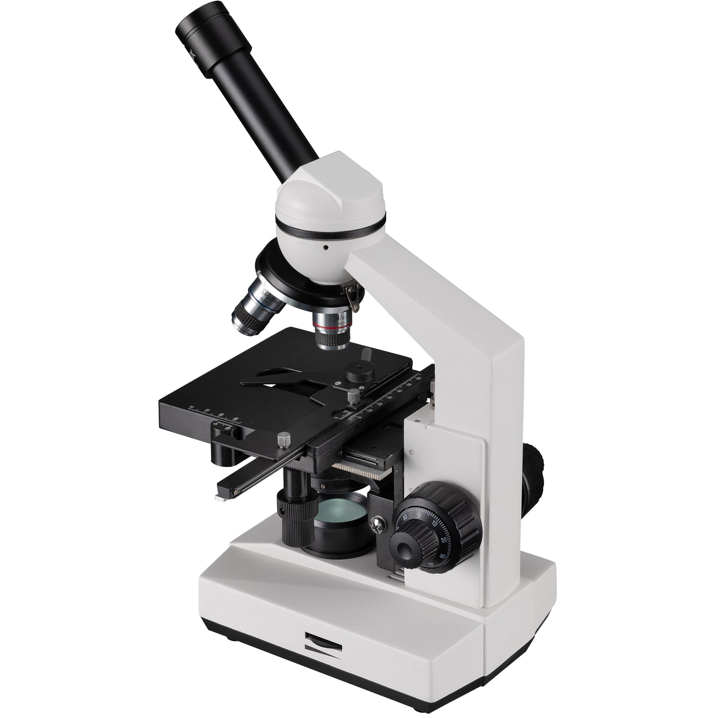 Microscope Bresser Erudit Basic Mono 40x-400x with adapter for smartphone + case (5102100)