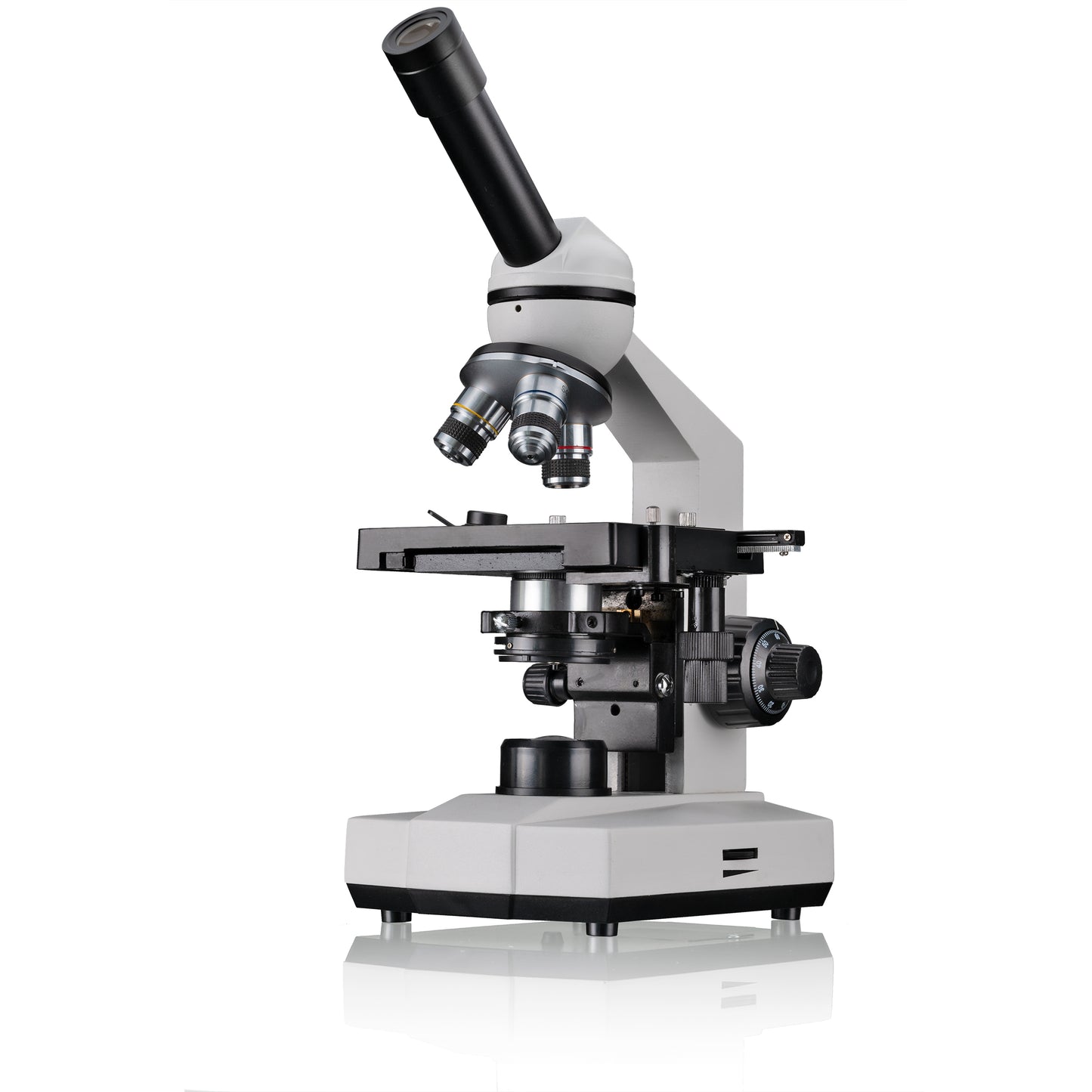 Microscope Bresser Erudit Basic Mono 40x-400x with adapter for smartphone + case (5102100)