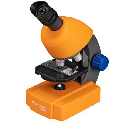 Microscope Bresser Junior 40x-640x Orange with case (8851310)