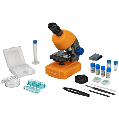 Microscope Bresser Junior 40x-640x Orange with case (8851310)