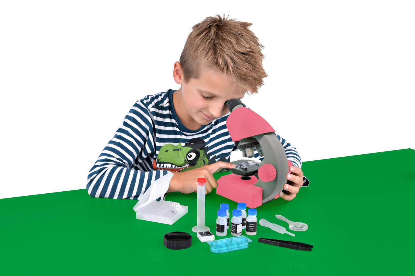 Microscope Bresser Junior 40x-640x Red (8851300E8G)